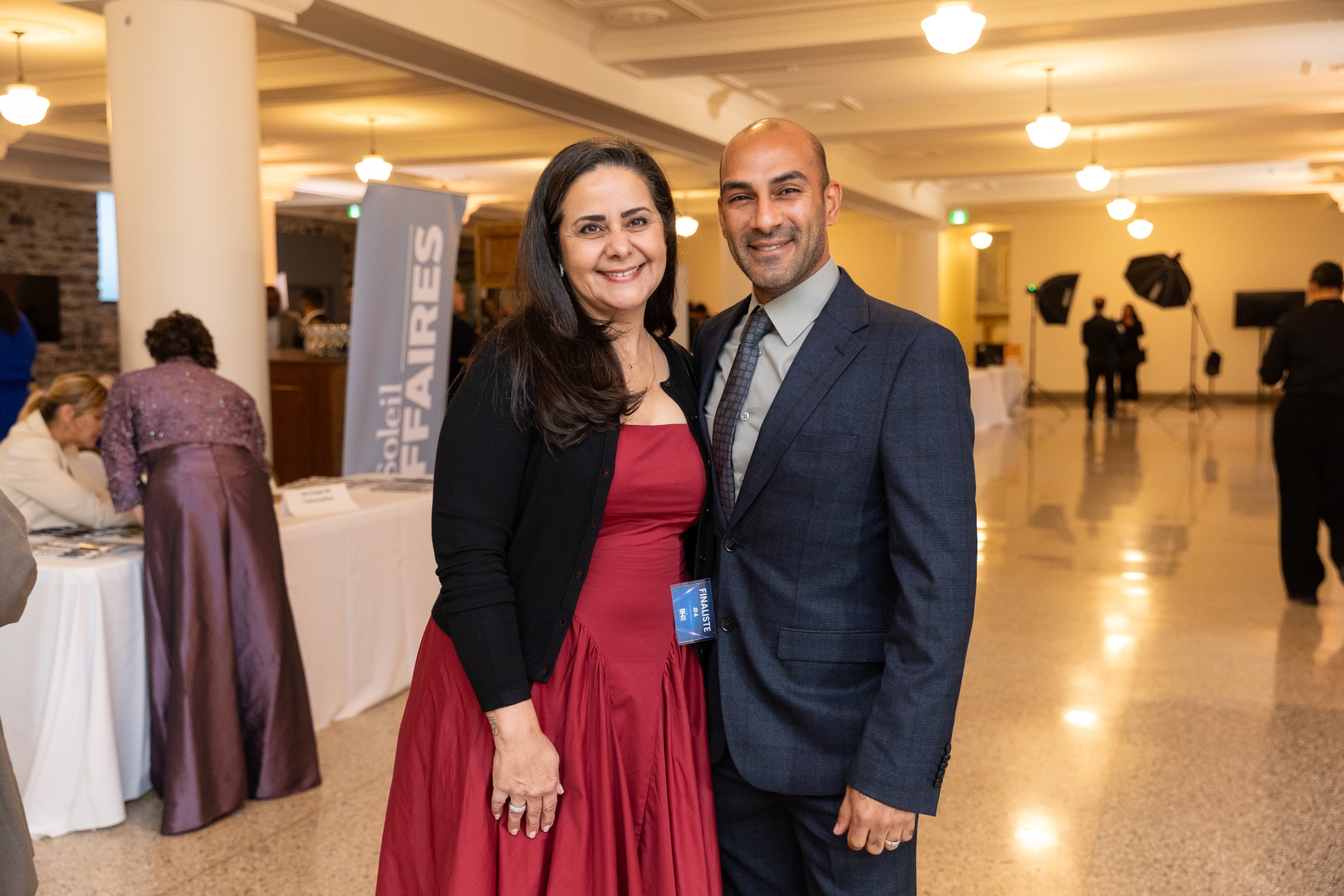 Gihan et Khaled lors du Gala Entreprendre ici 2026 à Montréal
